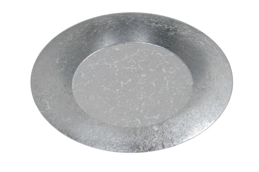 Lucide FOSKAL - Plafonnière - Ø 21,5 cm - LED - 1x6W 2700K - Zilver - uit